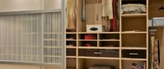 Встроенные гардеробные шкафы-купе